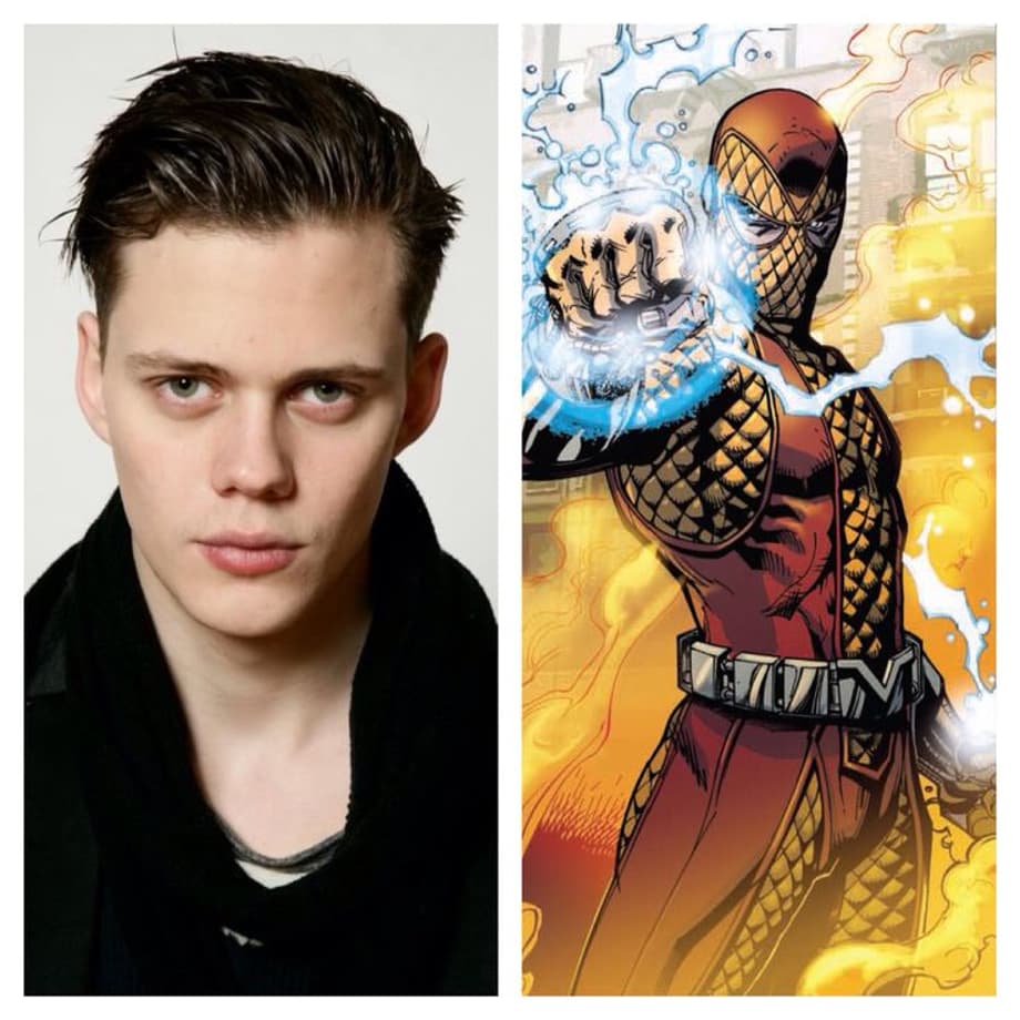 Bill Skarsgard - Shocker  He has the intimidating factor with a 6'4 frame and dark eyes that pierce through you. He has the blossom his brother is Alex Skarsgard.: 