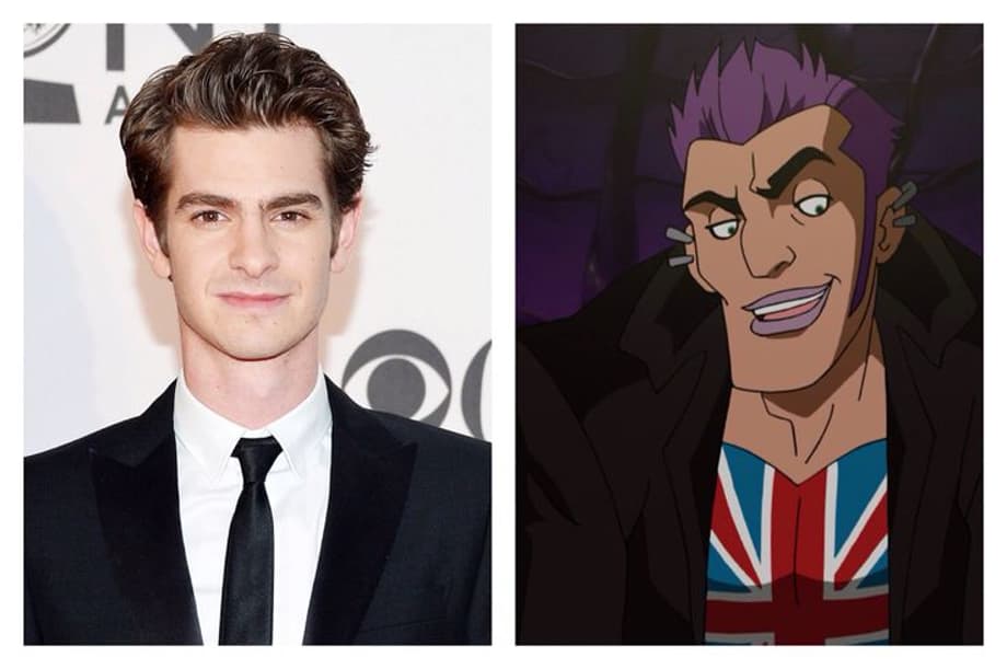 Andrew Garfield - Manchester Black  The leader of The Elite with telepathic ability and a funny personality and a rouge way of handling things. Garfield didn't get to make the Avengers (their loss) he jumps ship and makes a huge impression as Manchester. Who knows this could be a spin off featuring him leading The Elite across the Galaxy.: 