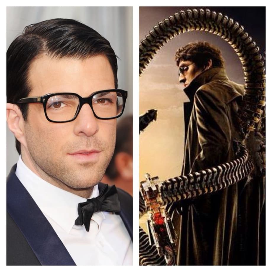 Zachary Quint - Doctor Octopus Quint is both scary and charming. He's Charming and intelligent as Spawk in Star Trek, but in American Horror stories he's terrifying. He's the man for Doc Oct.: 
