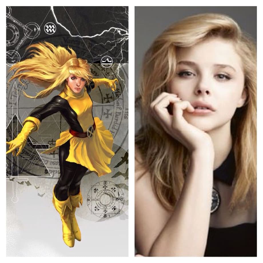 Magik - Chloe Grave Mortez She can kick butt (pun intended) she's a really really solid actress. She has the attitude to play the tough girl role, but also has just enough femininity to play the girly girl. I see her bringing out the best in  sword carrying New Mutant.: Magik - Chloe Grave Mortez She can kick butt (pun intended) she's a really really solid actress. She has the attitude to play the tough girl role, but also has just enough femininity to play the girly girl. I see her bringing out the best in  sword carrying New Mutant.