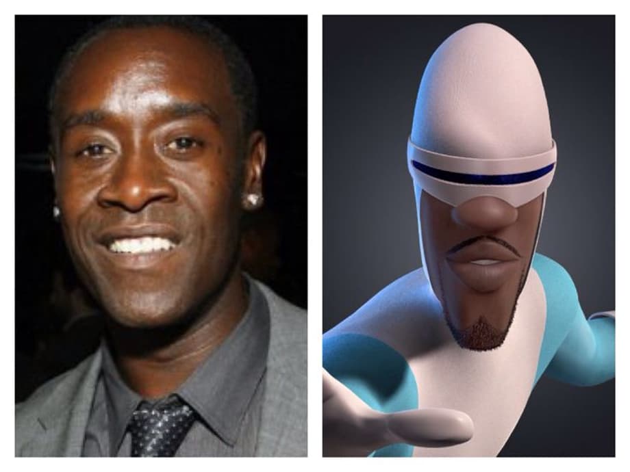 Don Cheddle as Frozone  Cheddle is doing his thing as War Machine. He's the right person to bring Samuel L Jackson voiced character to life.
