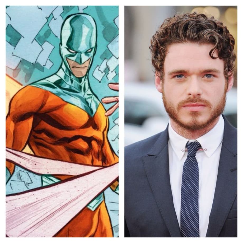Mirror Master - Richard Madden Game of Thrones alum Madden is making his way to the big screen in a big way with an excellent performance in Cinderella he should be pushing for leading roles. As Mirror Master he fits the build. He and Holt would have great chemistry and he should be able to pull of a charming criminal.: 