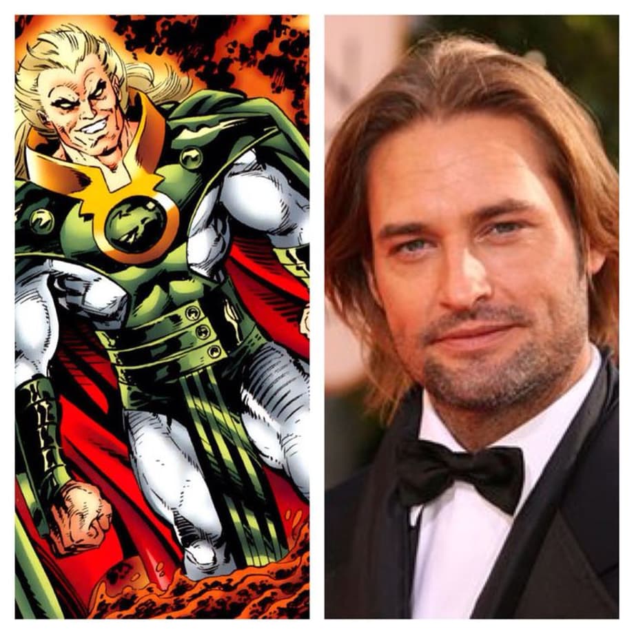 Neron – Josh Holloway   Neron is a demon that uses his powers to convince heroes and villains to sell their souls. For this movie and a sequel he will do just that. Josh Holloway (Lost and MI: Ghost Protocol) has the look and acting chops to play a role that requires him to be a smooth talking charismatic demonic entity.: 