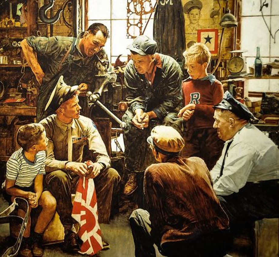 Image result for norman rockwell hero