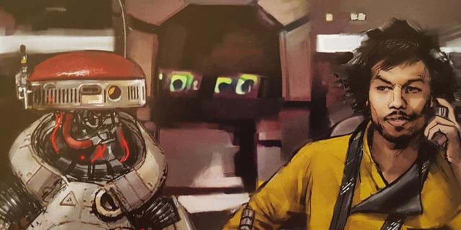 New SOLO: A STAR WARS Concept Art Features Lando Calrissian And Some Wacky Alternate Designs For L3-37