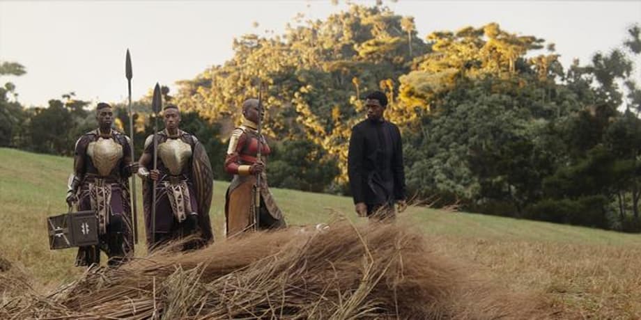 New AVENGERS: INFINITY WAR Hi-Res Stills Focus On THAT After-Credits Scene And Wakanda - SPOILERS