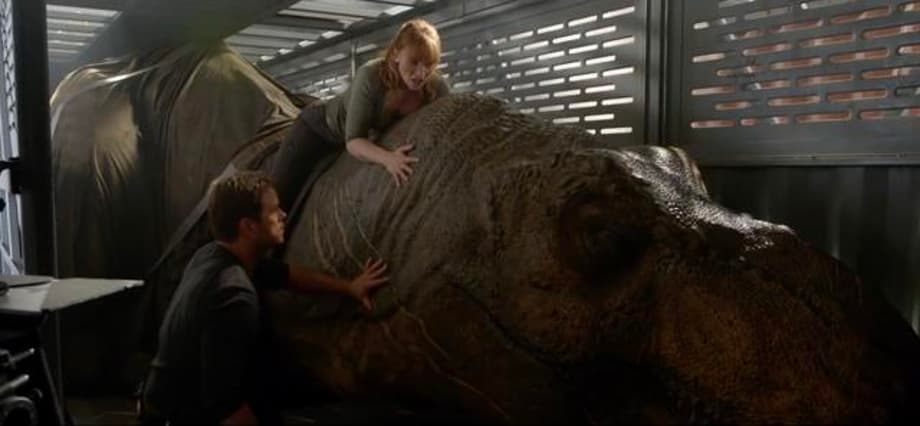 Bryce Dallas Howard Rides A T-Rex In A New JURASSIC WORLD: FALLEN KINGDOM Featurette; Plus New TV Spots