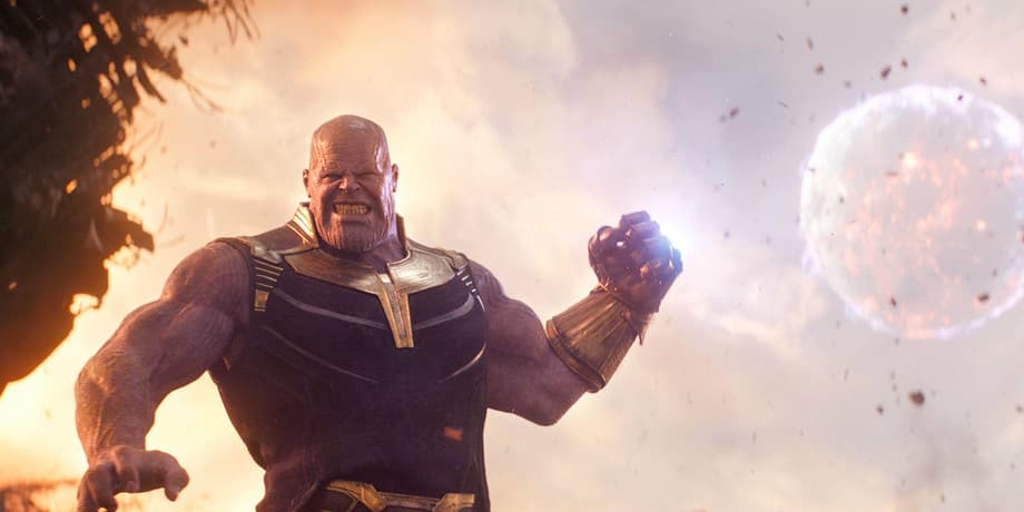 The Mad Titan Thanos Looms Over Our Heroes In This Brand New AVENGERS: INFINITY WAR Promo Art