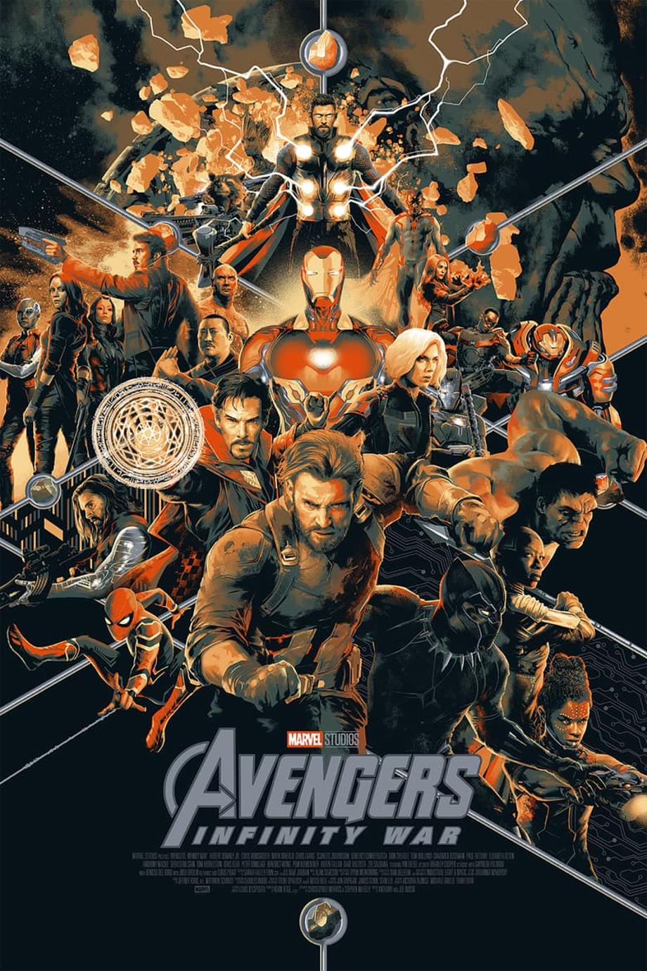 Infinity WarÂ (Regular / Timed Edition) Mondo poster