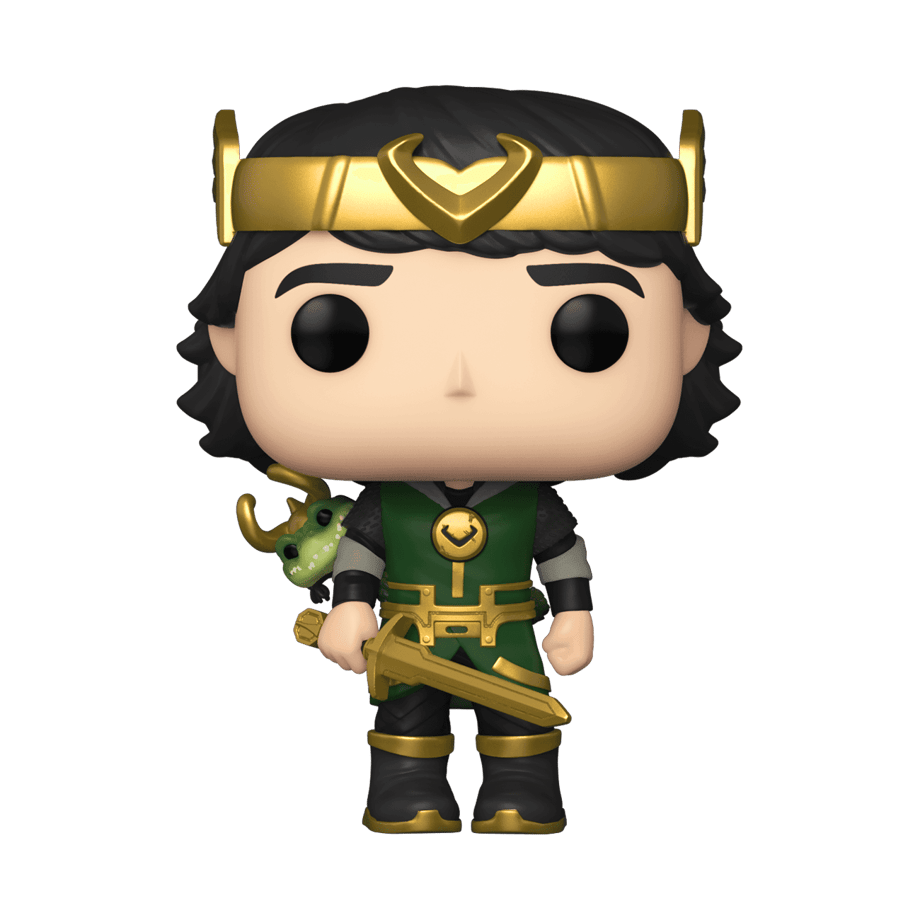 Kid Loki with Alligator Loki Funko Pop