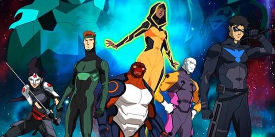 YOUNG JUSTICE: OUTSIDERS Banner Spotted At SDCC; Reveals A New Look At The Team & The Villainous Darkseid