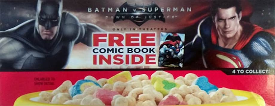 New BATMAN V SUPERMAN Cereal Promotions Are Sweet!