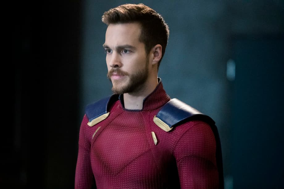 SUPERGIRL: Mon-El Gets His Sweet Red Suit In New Photos From Season 3, Episode 15: &quot;In Search Of Lost Time&quot;