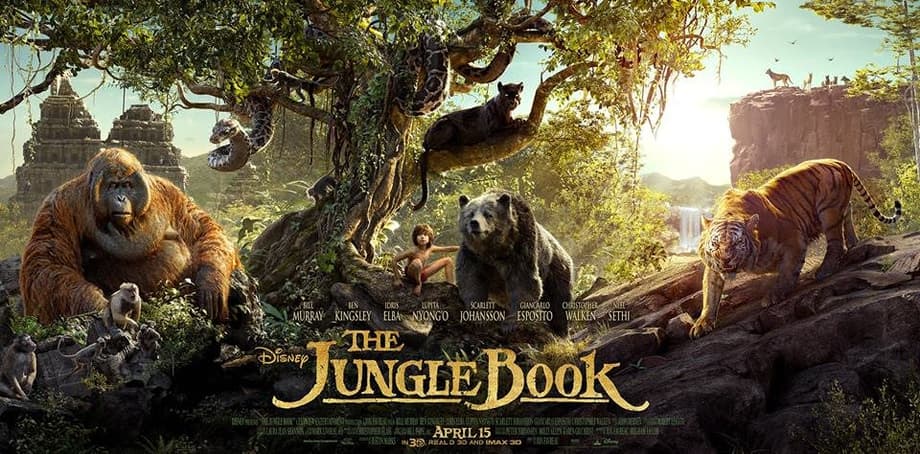 THE JUNGLE BOOK Cast Pose With Their Animal Counterparts For A Stunning Series Of Promo Images