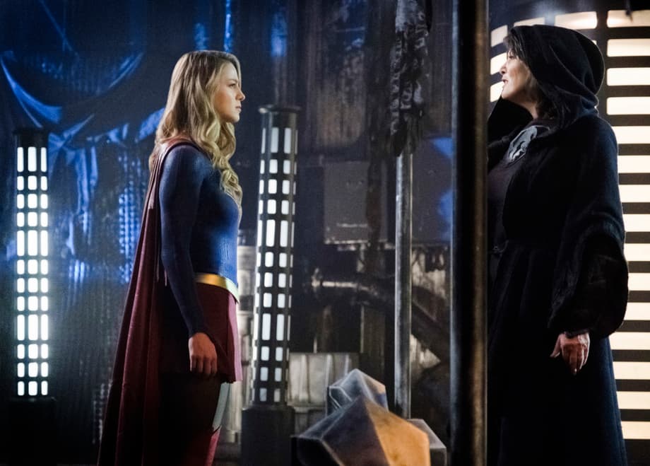 SUPERMAN: THE MOVIE Actress Sarah Douglas Debuts As Jindah Kol Rozz  In These New SUPERGIRL Stills