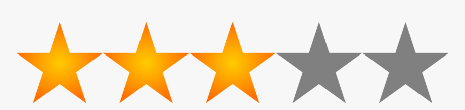 Three Stars Png - 3 5 Stars Png, Transparent Png , Transparent Png Image -  PNGitem