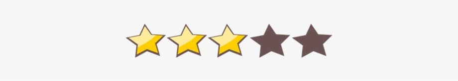 Stars Voting 3 Stars - 5 Star Rating PNG Image | Transparent PNG Free  Download on SeekPNG