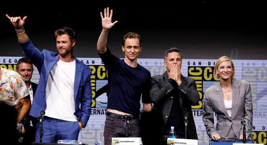Watch The Hilarious THOR: RAGNAROK Cast Act Out The Film In &quot;4D&quot; On THE LATE LATE SHOW With James Corden