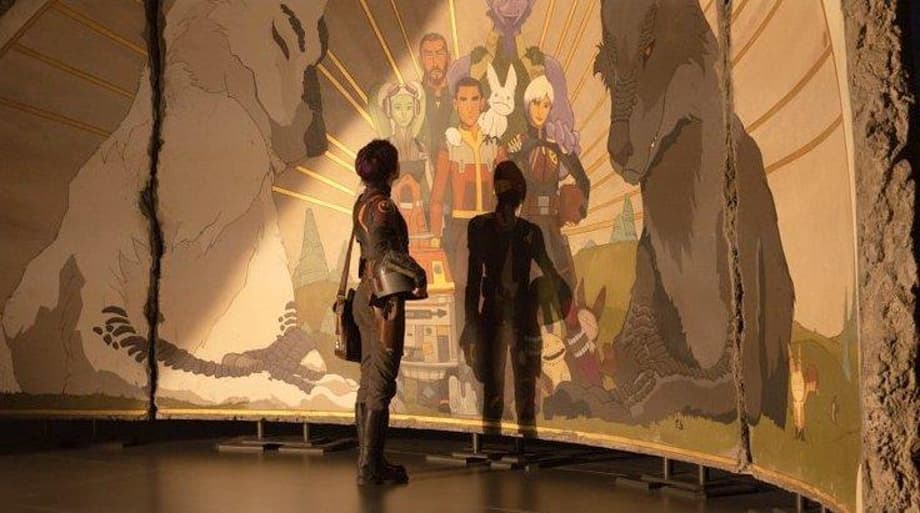 AHSOKA Hi-Res Images Give Us A Better Look At STAR WARS REBELS' Ghost Crew In Spectres Mural