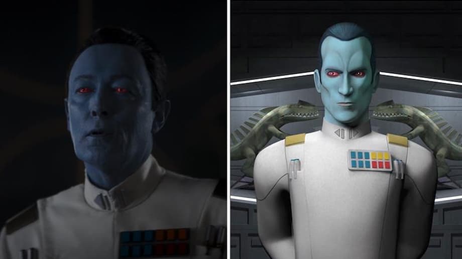 AHSOKA Showrunner Dave Filoni Explains Why Lars Mikkelsen Had To Reprise His STAR WARS REBELS Role As Thrawn