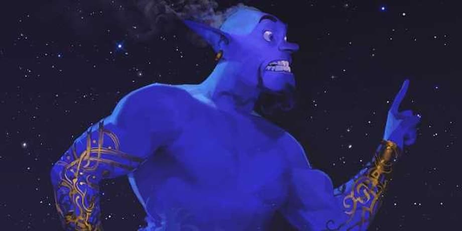 ALADDIN Concept Art Reveals Some Awesome (And VERY Different) Takes On The Live-Action Genie