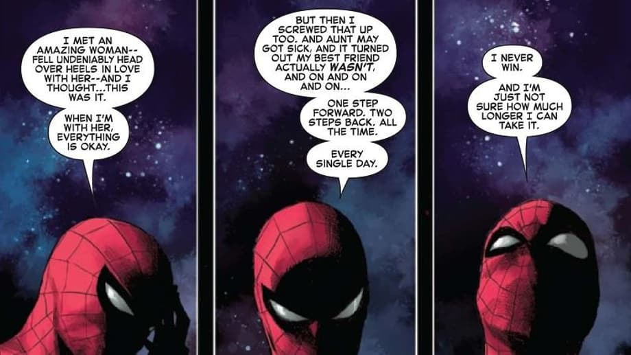 AMAZING FANTASY #1000 Preview Reveals That Spider-Man May Be Contemplating His Superhero Retirement