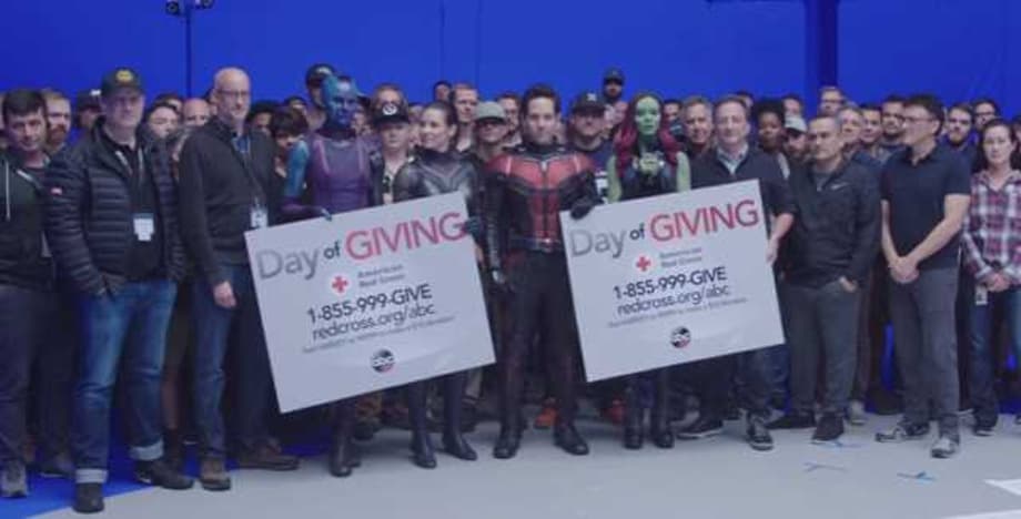 ANT-MAN's Updated AVENGERS 4 Costume Glimpsed In Marvel's &quot;Day Of Giving&quot; Hurricane Harvey Relief Video