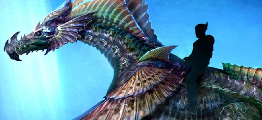 AQUAMAN: Come Get Your First Look At Jason Momoa's Massive Sea Dragon In A Ferocious New Photo