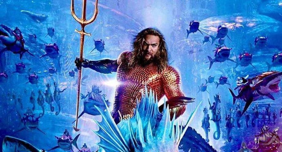 AQUAMAN Rides Storm Into Battle On New International Poster For THE LOST KINGDOM