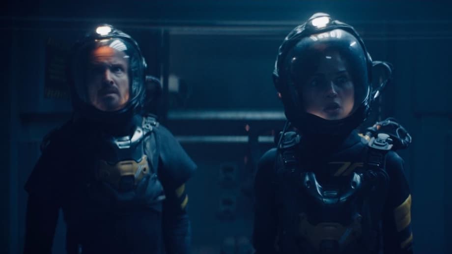 ASH Interview: Aaron Paul & Eiza González Talk Sci-Fi Influences, Spacesuits, And Prosthetics (Exclusive)