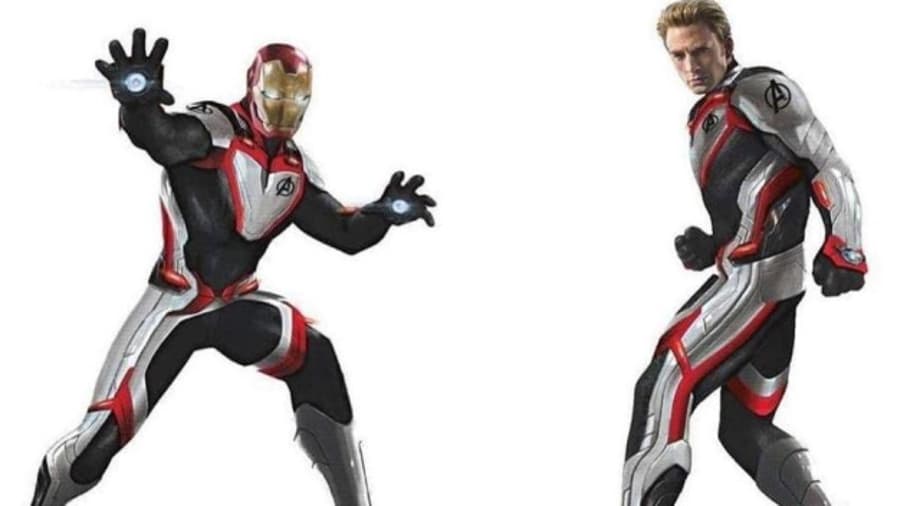 AVENGERS 4 Promotional Art Puts Earth's Mightiest Heroes In Fresh New Red-And-Silver Quantum Realm Suits