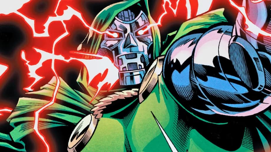 AVENGERS: DOOMSDAY Light Show Features New Look At The MCU's Doctor Doom, His Powers, And...A Kang Link?
