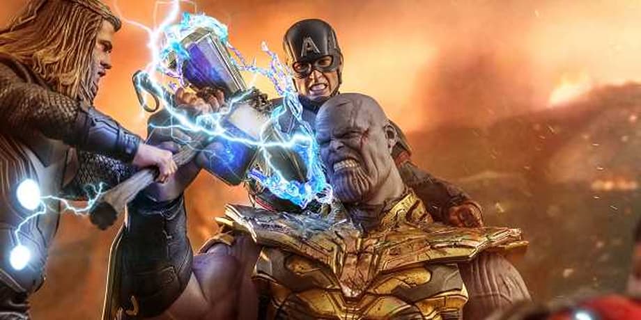 AVENGERS: ENDGAME - &quot;Battle Damaged&quot; Thanos Hot Toys Action Figure Lets You Relive The Mad Titan's Final Stand