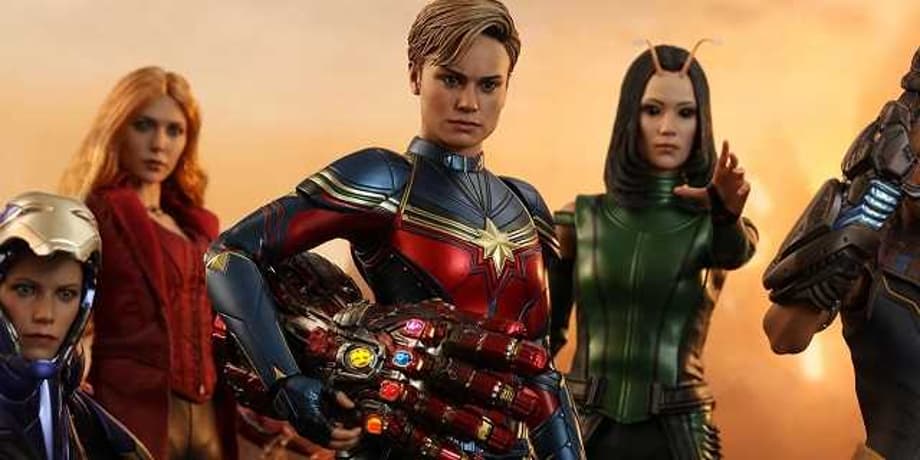 AVENGERS: ENDGAME - Captain Marvel Hot Toys Action Figure Features Her New Suit From The Final Battle