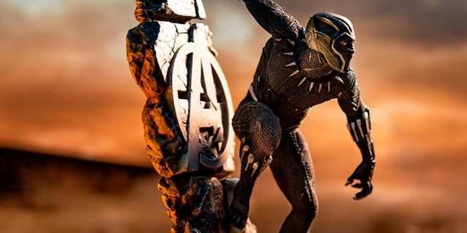 AVENGERS: ENDGAME - Iron Studios' Black Panther Statue Has T'Challa Go On The Run With The Nano Gauntlet