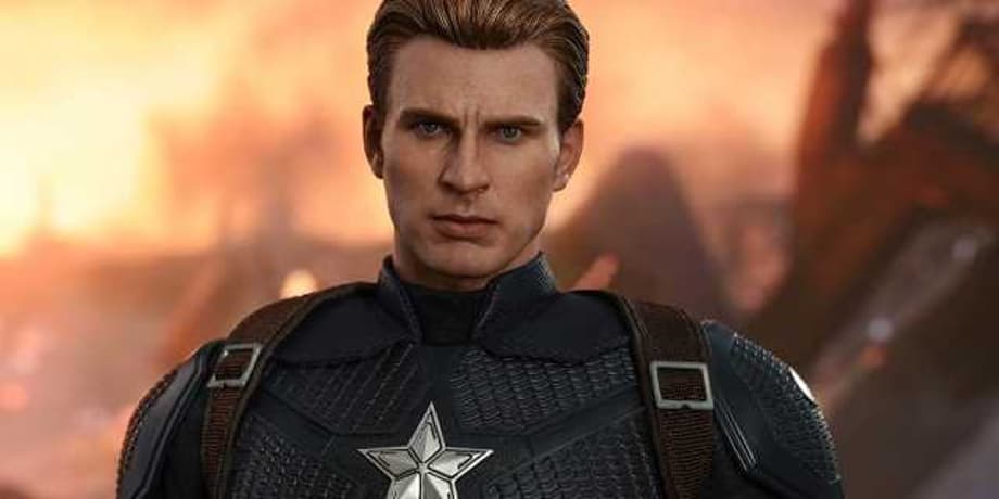 AVENGERS: ENDGAME - Updated Captain America Hot Toys Action Figure Wields Mjolnir And A Broken Shield