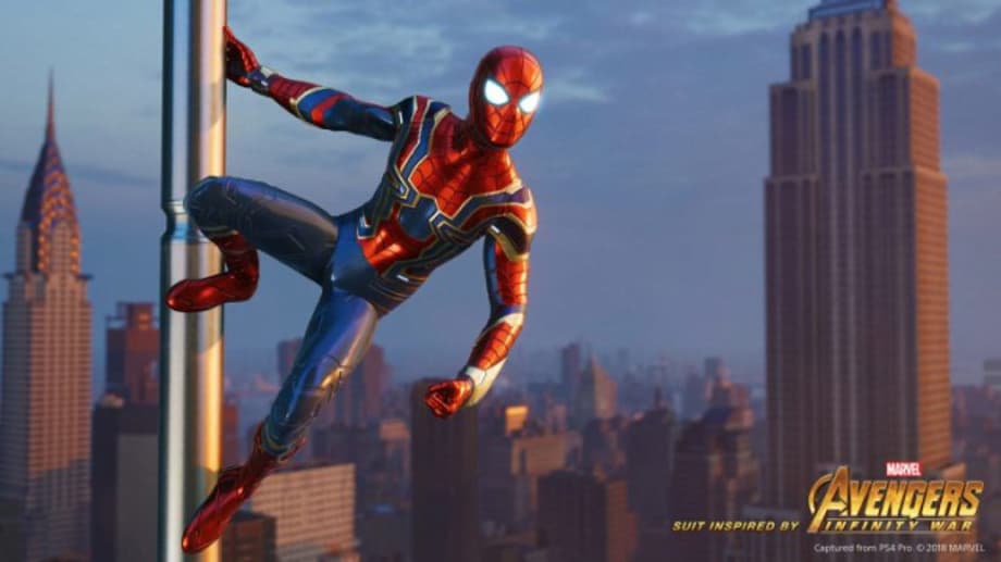 AVENGERS: INFINITY WAR's Iron Spider Suit Revealed As Pre-Order Bonus For MARVEL'S SPIDER-MAN On PS4