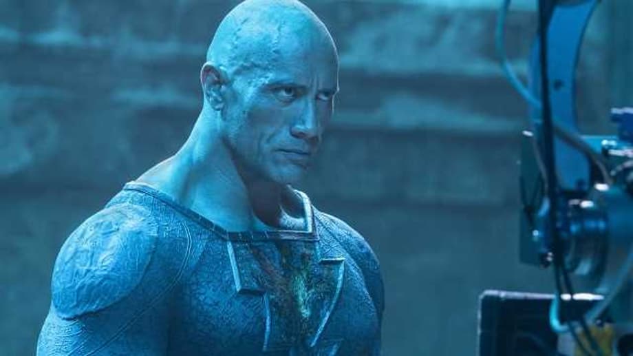 BLACK ADAM: Dwayne Johnson Shares Behind The Scenes Look At VFX Work For Key &quot;Teth Adam&quot; Sequence