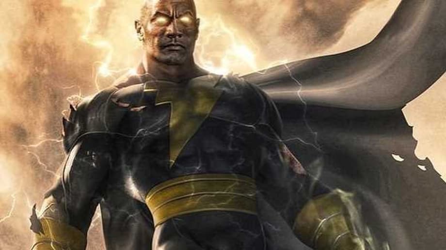 BLACK ADAM: Electrifying Title Treatment Leaks Online Following That Badass Concept Art Reveal