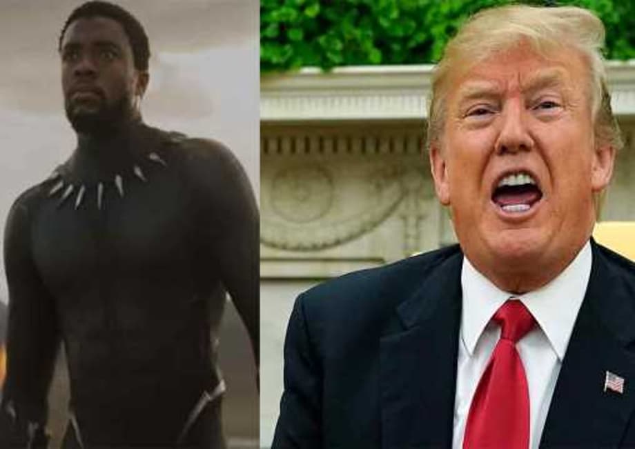 BLACK PANTHER: Comedian Offers Reward To Any Journalist Who Asks Donald Trump About US-Wakanda Relations