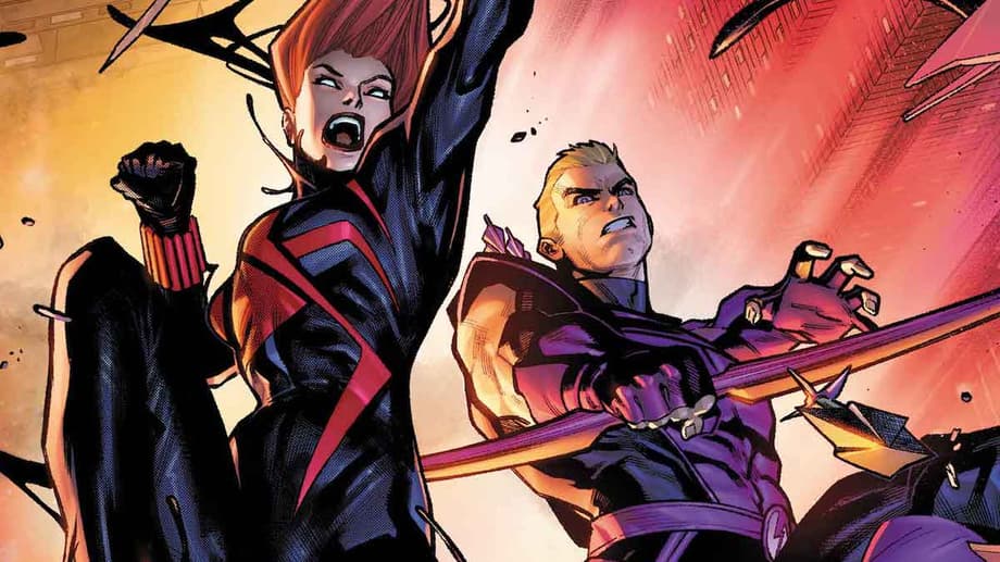 BLACK WIDOW & HAWKEYE Comic Book Will See Clint Barton Team Up With A Venom-Powered Natasha Romanoff