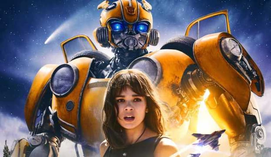 BUMBLEBEE Poster Pits Hailee Steinfeld & B-127 Against John Cena & A Pair Of Nasty Decepticons