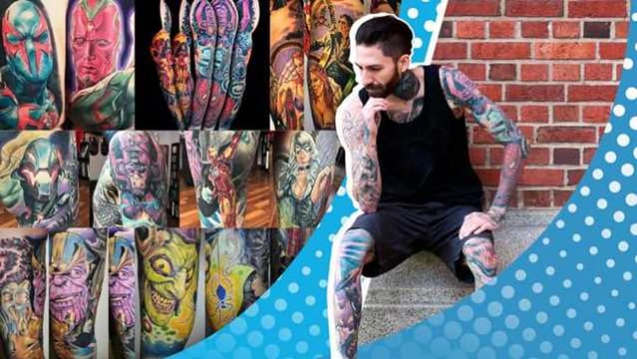 Canadian Man Dubbed 'THE HUMAN COMIC BOOK' Sets Guinness World Record For Most MARVEL Tattoos