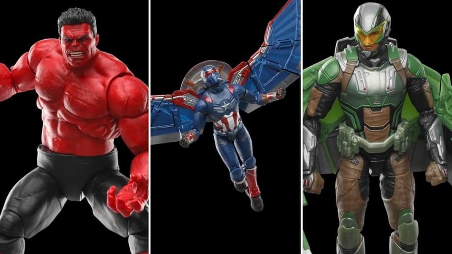 CAPTAIN AMERICA: BRAVE NEW WORLD Action Figures Reveal Detailed Look At New Superhero Costumes And Red Hulk