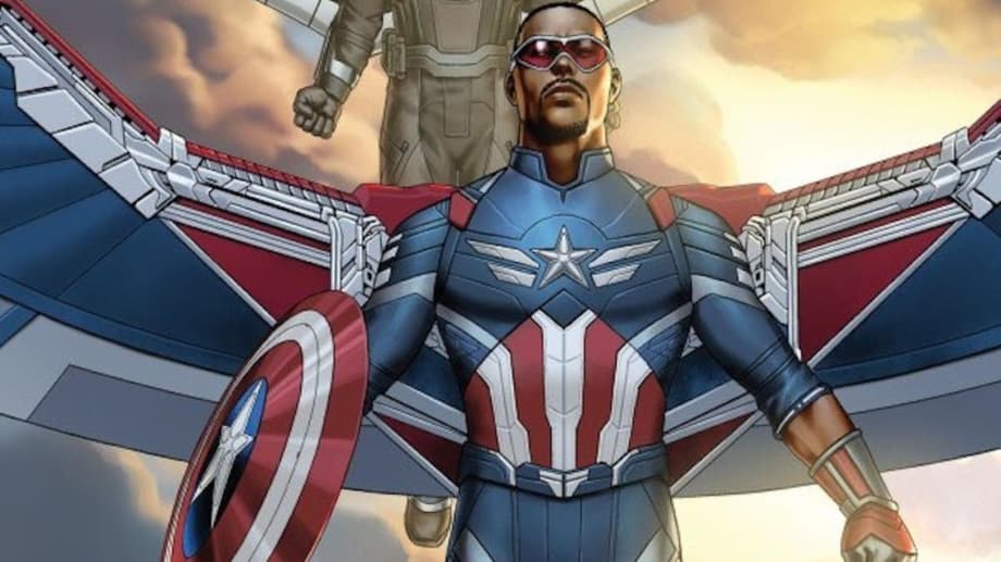 CAPTAIN AMERICA: BRAVE NEW WORLD Comic Book Cover Offers Detailed Look At Sam Wilson And The Falcon's Suits