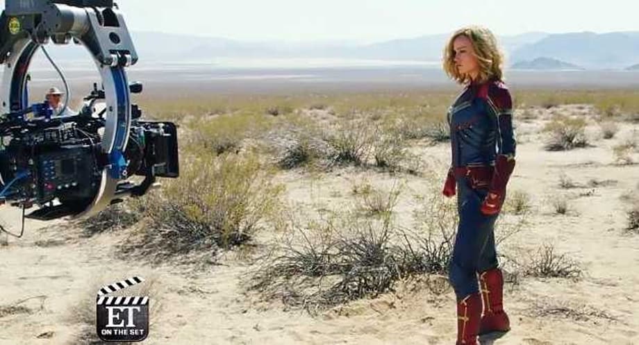 CAPTAIN MARVEL ET Set Visit Video Features New Behind-The-Scenes Footage From The Movie