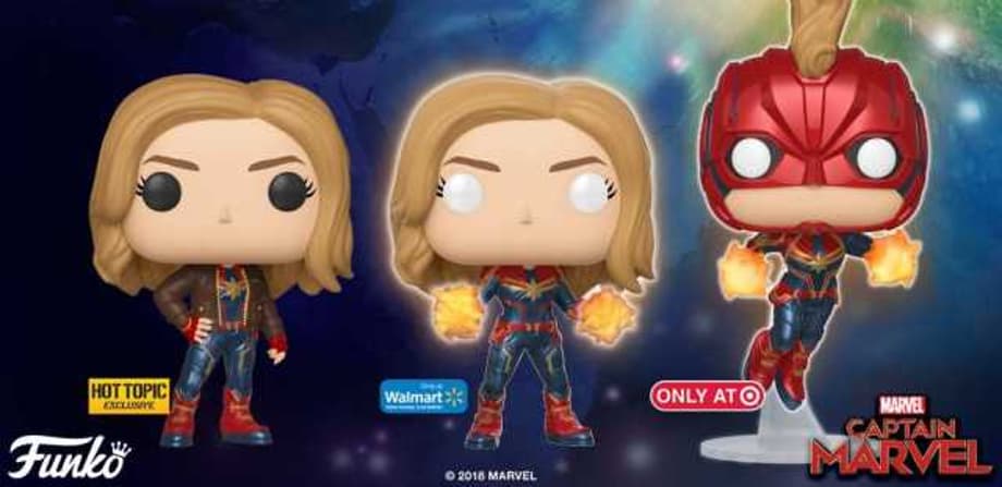 CAPTAIN MARVEL Funko POP! Images Feature Nick Fury, Chewie Goose The Cat, & More - SPOILERS