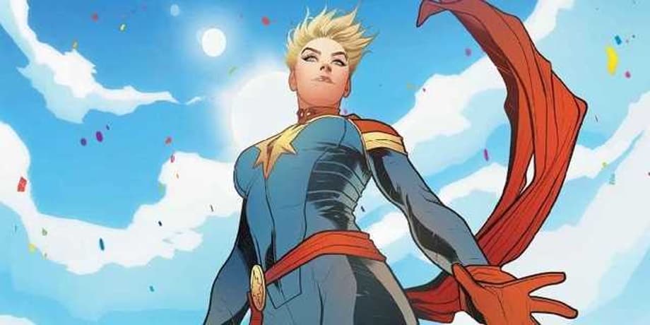 CAPTAIN MARVEL: Get Your First Look At Brie Larson In Full Costume As The Space-Faring Hero