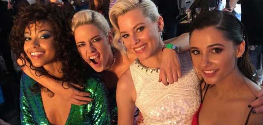 CHARLIE'S ANGELS Stars Kristen Stewart, Naomi Scott, & Ella Balinska Strike A Pose In Official BTS Image