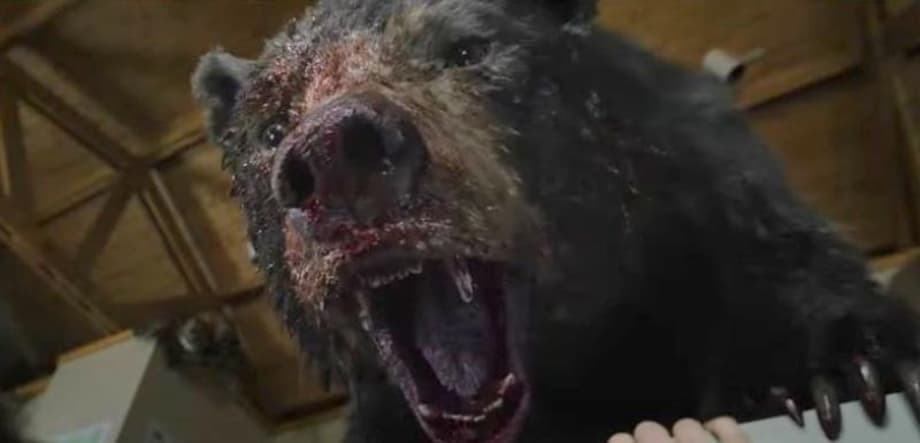 COCAINE BEAR Red Band Trailer Sends The Titular Beast On A Flake-Fuelled Rampage